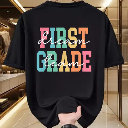 Best Student Shirt, Funny Back To School UnisexT-Shirt/Hoodie/Sweatshirt HLT00 - First Grade Dream Team Back to School 1st Grade Teacher T-Shirt (3)