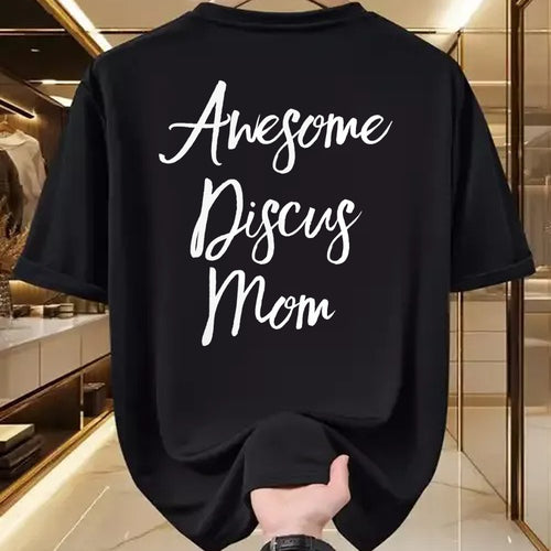 Gift for Mom Shirt, Funny Mom Unisex T-Shirt/Hoodie/Sweatshirt HLT00 - Awesome Discus Mom Track Parent Mothers Day T-Shirt
