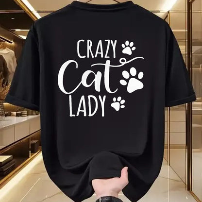 Cat Love Shirt, Funny Cat Lover Gift UnisexT-Shirt/Hoodie/Sweatshirt HLT00 - Crazy Cat Lady Funny Cat Meow for Men Women Love cat T-Shirt (1)