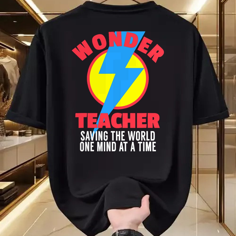 Best Teacher Shirt, Funny Teacher UnisexT-Shirt/Hoodie/Sweatshirt HLT00 - Wonder Teacher Costume Shirt  Teacher Halloween Costume Tee T-Shirt