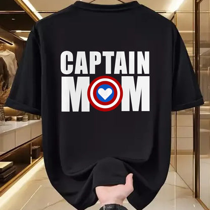 Gift for Mom Shirt, Funny Mom Unisex T-Shirt/Hoodie/Sweatshirt HLT00 - Funny Captain Mom Superhero Mother_s Day 2022 T-Shirt