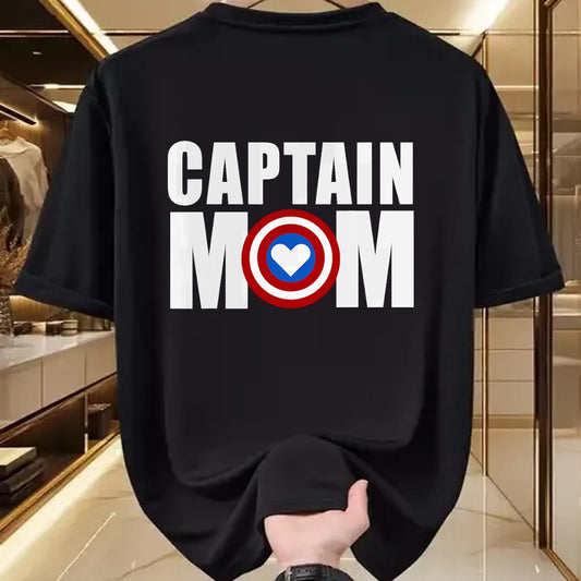 Gift for Mom Shirt, Funny Mom Unisex T-Shirt/Hoodie/Sweatshirt HLT00 - Funny Captain Mom Superhero Mother_s Day 2022 T-Shirt