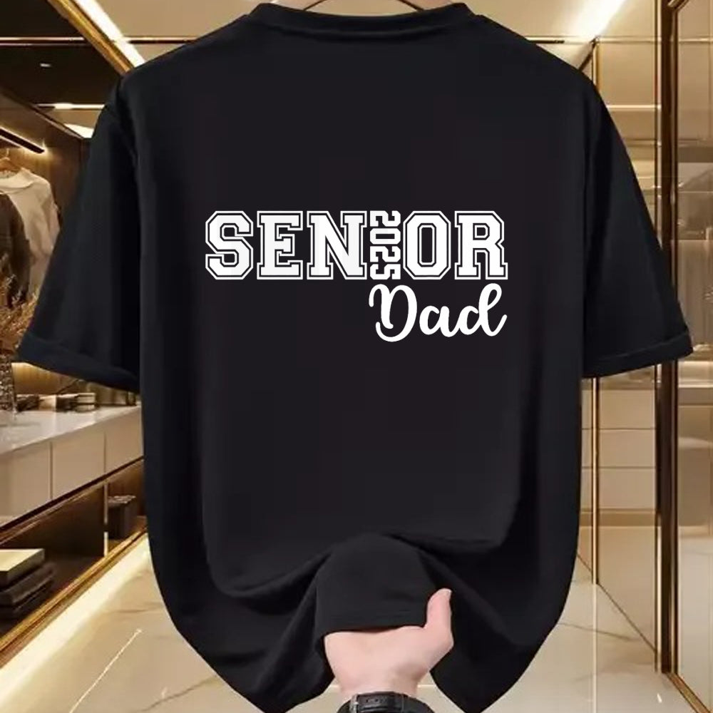 Gift for Dad Shirt, Funny Dad Unisex T-Shirt/Hoodie/Sweatshirt HLT00 – Proud Senior Dad 2025 Senior 2025 Dad Class Of 2025 Father T-Shirt