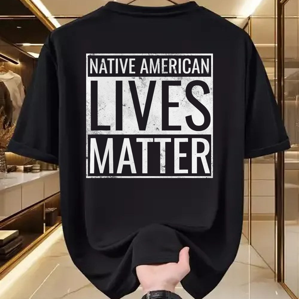 Native American T-Shirts, Vintage Native American Unisex T-Shirt/Hoodie/Sweatshirt HLT00 - Native American Lives Matter Indigenous Peoples_ Day