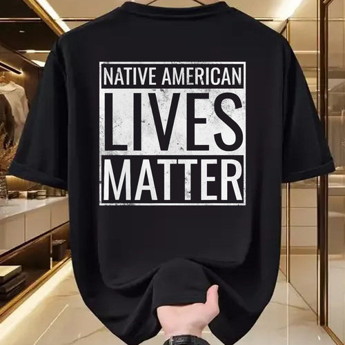 Native American T-Shirts, Vintage Native American Unisex T-Shirt/Hoodie/Sweatshirt HLT00 - Native American Lives Matter Indigenous Peoples_ Day