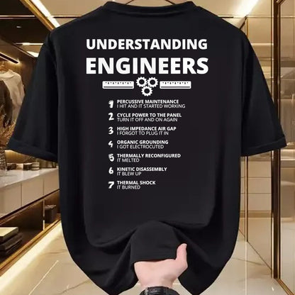 Best Mechanic Life Shirt, Funny Mechanic UnisexT-Shirt/Hoodie/Sweatshirt HLT00 - Understanding Engineers - Funny Sarcastic Engineering Gift T-Shirt Small