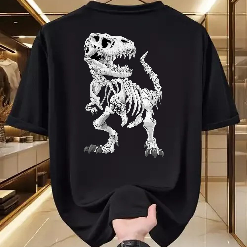 Best Dinosaur Lover Shirt, Funny Dinosaur UnisexT-Shirt/Hoodie/Sweatshirt HLT00 - T-Rex Skeleton Dino Bones Paleontologist Fossil Dinosaur T-Shirt, Men, Black, 3X-Large