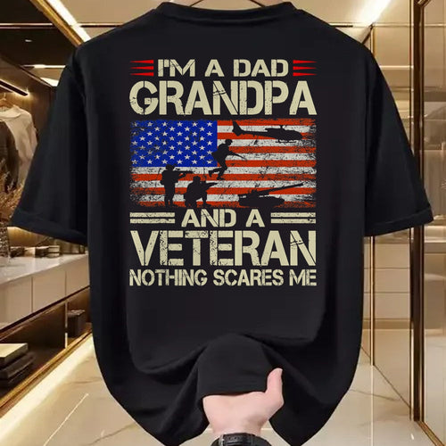 Best Grandpa Shirt, Proud Grandpa Unisex T-Shirt/Hoodie/Sweatshirt HLT00 -Fathers Day Gift Grandpa Gift Dad Grandpa And Veteran T-Shirt