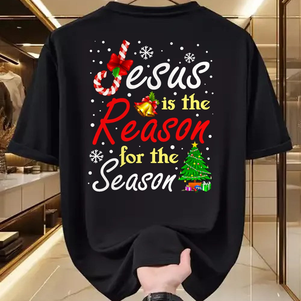 Christian Tee, Christian Faith Unisex T-Shirt/Hoodie/Sweatshirt HLT00 - Christian Jesus The Reason Christmas Stocking Stuffer Gifts T-Shirt