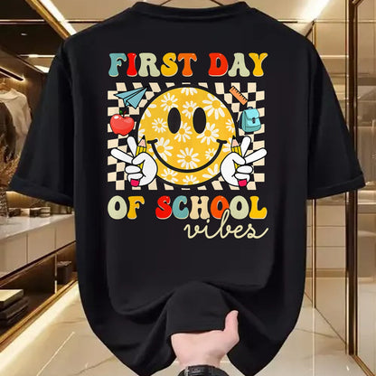 Best Student Shirt, Funny Back To School UnisexT-Shirt/Hoodie/Sweatshirt HLT00 - First Day of School Vibes Back to School Teachers Students T-Shirt