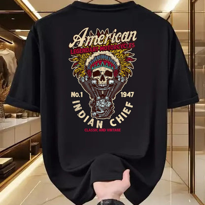 Native American T-Shirts, Vintage Native American Unisex T-Shirt/Hoodie/Sweatshirt HLT00 - Retro Vintage American Motorcycle Indian native Bikers Gift