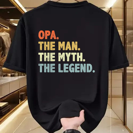 Best Grandpa Shirt, Proud Grandpa Unisex T-Shirt/Hoodie/Sweatshirt HLT00 - Opa The Man Myth Legend Father���s day gift for Grandpa G-Dad T