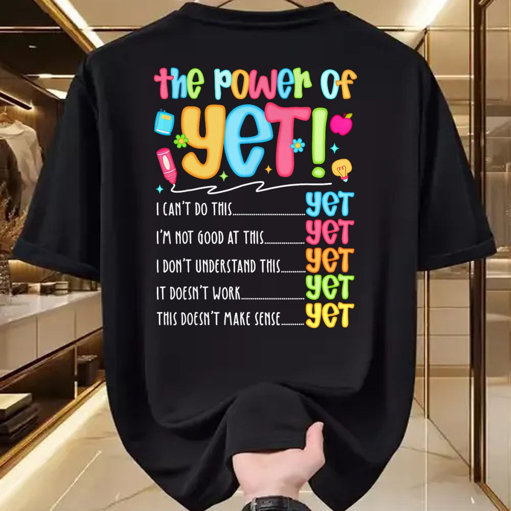 Best Teacher Shirt, Funny Teacher UnisexT-Shirt/Hoodie/Sweatshirt HLT00 - Growth Mindset Teacher Kindness Power of Yet Inspirational T-Shirt
