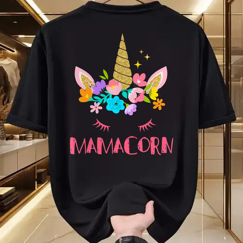 Gift for Mom Shirt, Funny Mom Unisex T-Shirt/Hoodie/Sweatshirt HLT00 - Funny Mamacorn Unicorn Costume Mom Mother_s Day T-Shirt