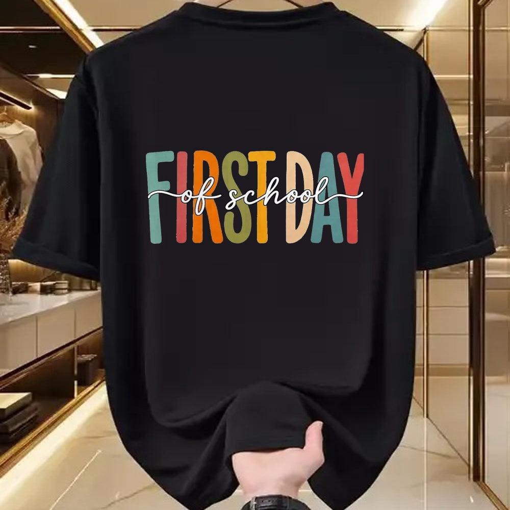 Best Student Shirt, Funny Back To School UnisexT-Shirt/Hoodie/Sweatshirt HLT00 - Funny First Day of School Teacher Students Back to School T-Shirt, Men, Black, 3X-Large