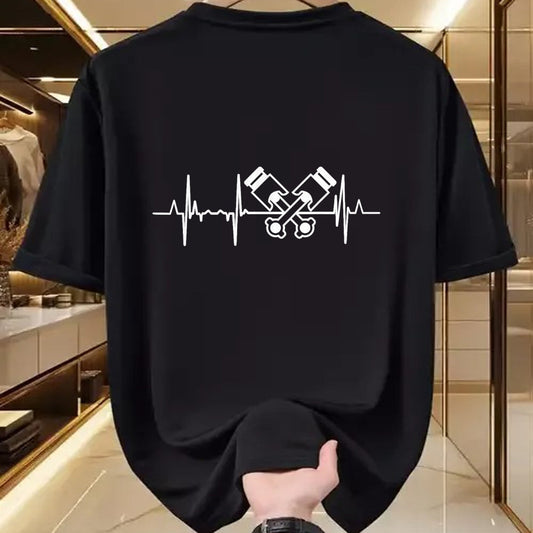 Best Mechanic Life Shirt, Funny Mechanic UnisexT-Shirt/Hoodie/Sweatshirt HLT00 - Car Mechatronics Engineer Heartbeat Car Mechanic T-Shirt
