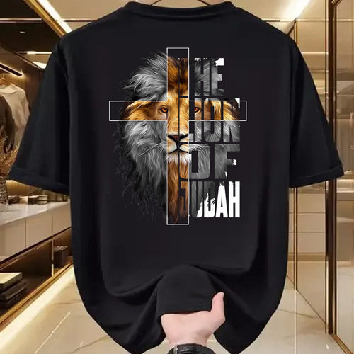 Christian Tee, Christian Faith Unisex T-Shirt/Hoodie/Sweatshirt HLT00 - Christian Religious Jesus The Lion Of Judah Easter Yeshua T-Shirt