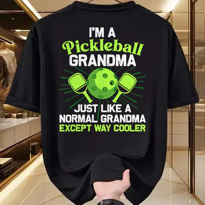 Funny Pickleball Shirt, Pickleball Lover Unisex T-Shirt/Hoodie/Sweatshirt HLT00 - Pickleball Design for Grandma Women Girls Pickle Ball Player T-Shirt