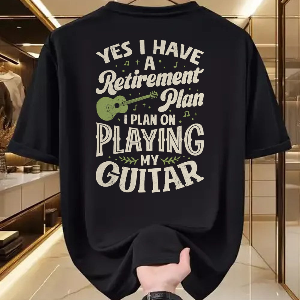 Guitar Lover Shirt, Funny Guitar UnisexT-Shirt/Hoodie/Sweatshirt HLT00 - Guitarists Have A Retirement Plan On Playing Guitar Music T-Shirt