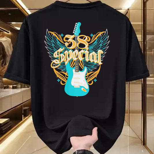 Guitar Lover Shirt, Funny Guitar UnisexT-Shirt/Hoodie/Sweatshirt HLT00 - 38 Special Guitar Wings T-Shirt