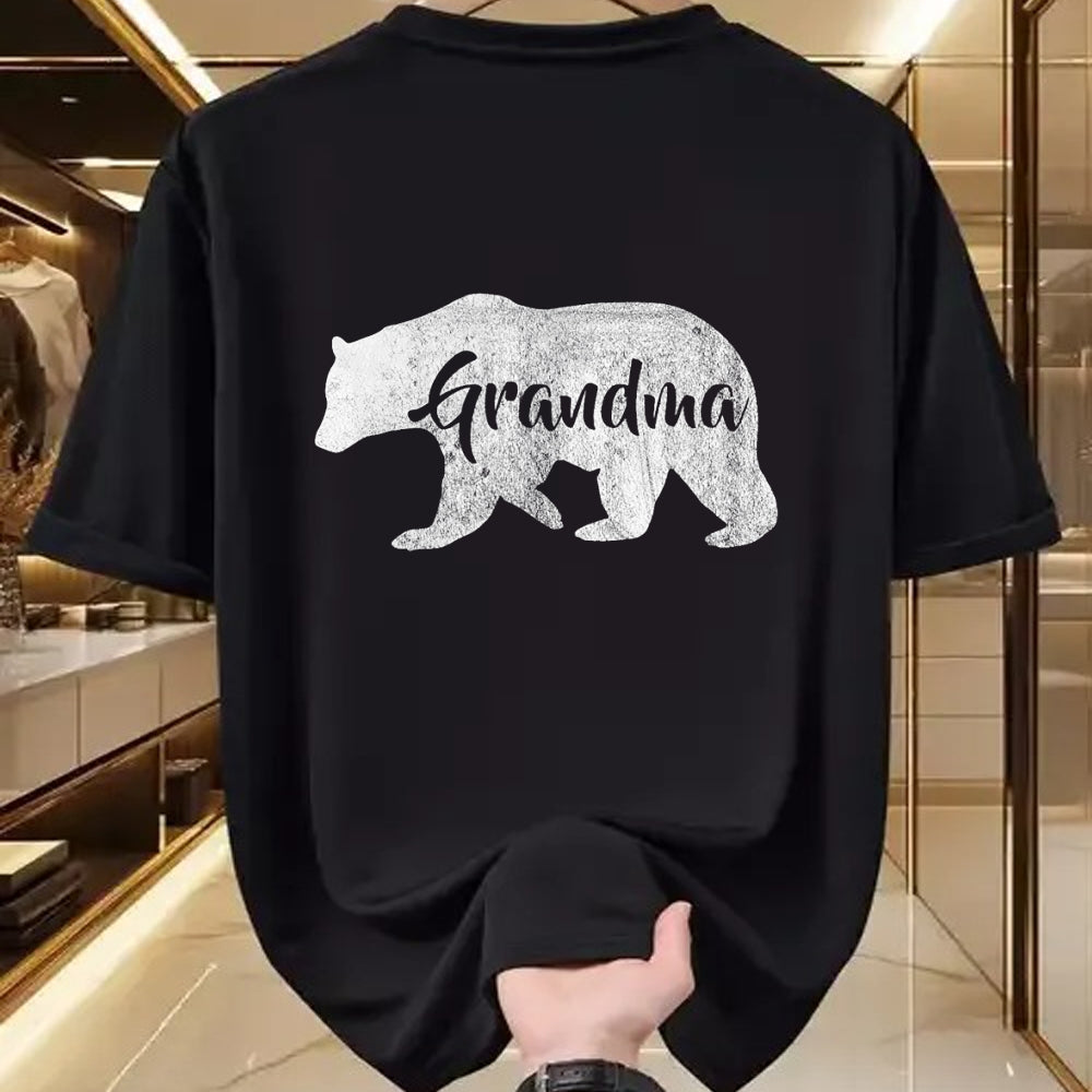 Best Grandma Shirt, Proud Grandma Unisex T-Shirt/Hoodie/Sweatshirt HLT00 - Women's Grandma Bear T-Shirt Outdoors Family Tee for Grandma T-Shirt