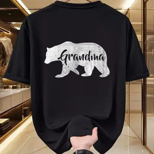 Best Grandma Shirt, Proud Grandma Unisex T-Shirt/Hoodie/Sweatshirt HLT00 - Women's Grandma Bear T-Shirt Outdoors Family Tee for Grandma T-Shirt