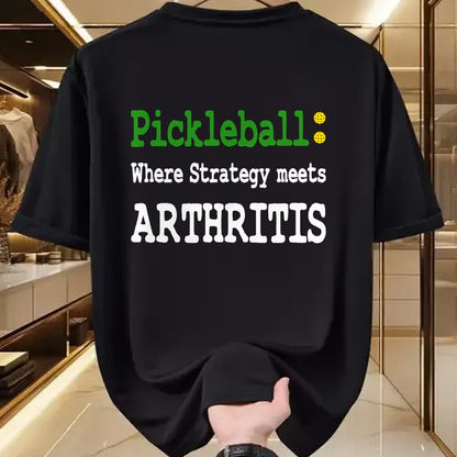 Funny Pickleball Shirt, Pickleball Lover Unisex T-Shirt/Hoodie/Sweatshirt HLT00 - Pickleball - Paddle Battle T-Shirt