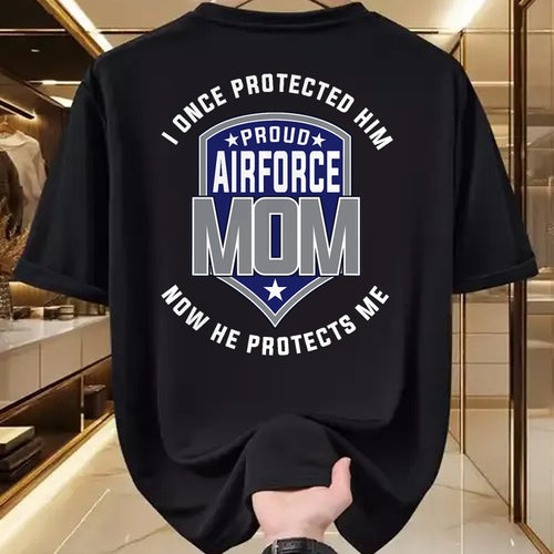 Gift for Mom Shirt, Funny Mom Unisex T-Shirt/Hoodie/Sweatshirt HLT00 - Proud Airforce mom Protect Sons T-Shirts T-Shirt