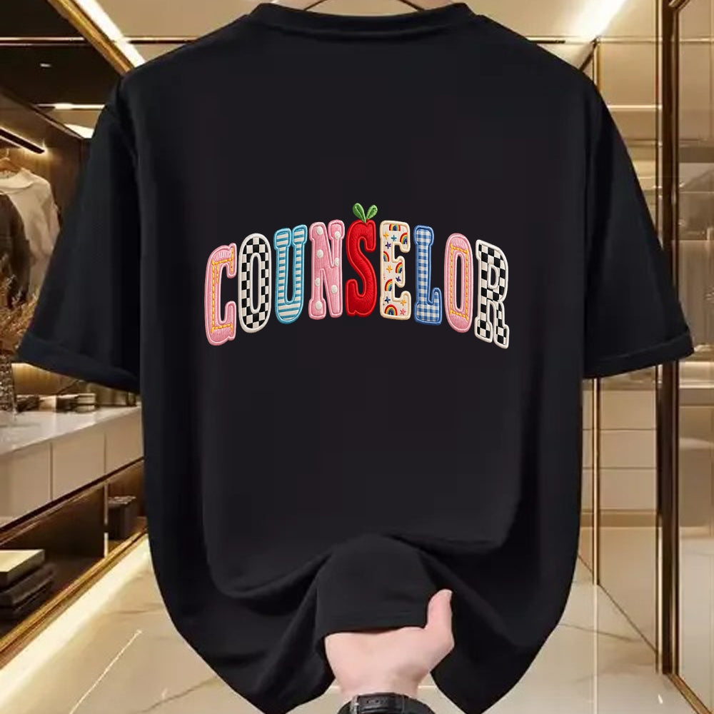 Best Student Shirt, Funny Back To School UnisexT-Shirt/Hoodie/Sweatshirt HLT00 - Counselor Teacher Patchwork Happy First Day Back to School T-Shirt