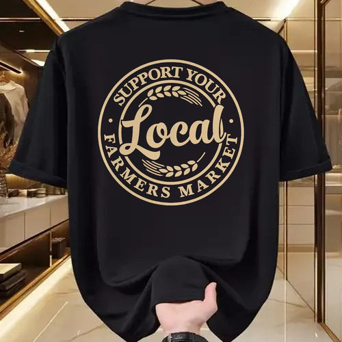 Best Farmer Life Shirt, Funny Farmer UnisexT-Shirt/Hoodie/Sweatshirt HLT00 - Support Your Local Farmers Market Design T-Shirt