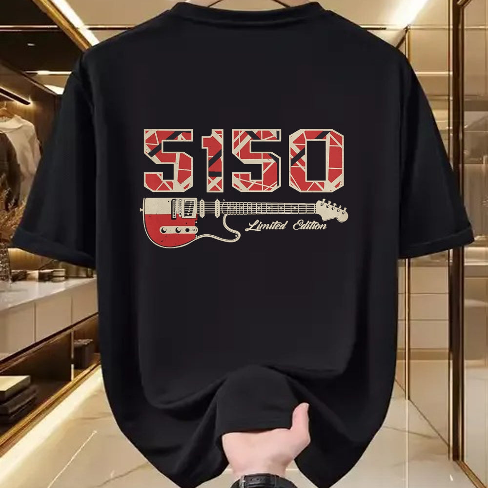 Guitar Lover Shirt, Funny Guitar UnisexT-Shirt/Hoodie/Sweatshirt HLT00 - Vintage 5150 Classic Rock Music Guitar Limited Edition T-Shirt