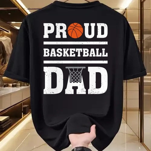 Gift for Dad Shirt, Funny Dad Unisex T-Shirt/Hoodie/Sweatshirt HLT00 – Basketball Lover Proud Basketball Dad Father_s Day Long Sleeve T-Shirt