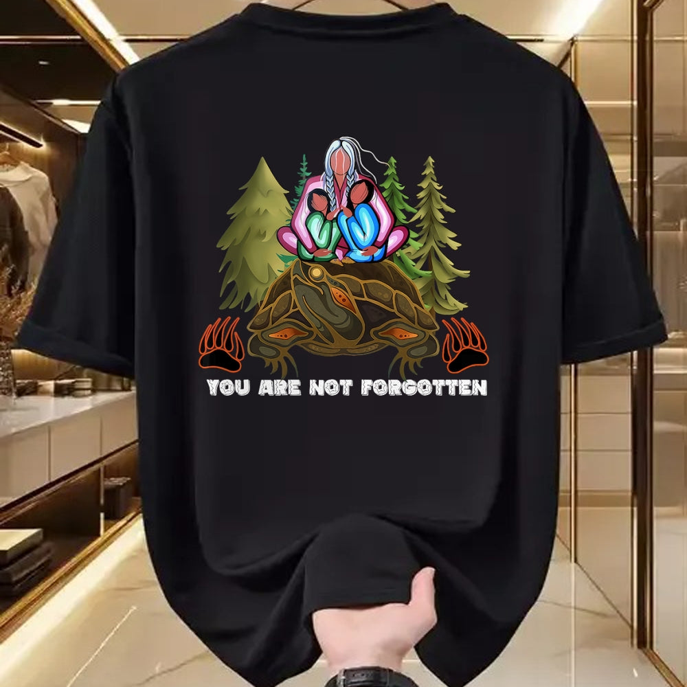 Native American T-Shirts, Vintage Native American Unisex T-Shirt/Hoodie/Sweatshirt HLT00 - You Are Not Forgotten I Native American Women MMIW Awareness (1)