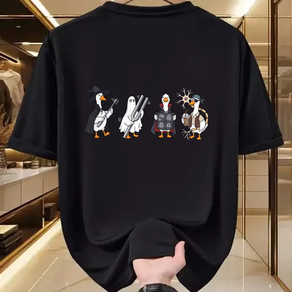 Best Doctor Shirt, Funny Doctor UnisexT-Shirt/Hoodie/Sweatshirt HLT00 - Spooky Silly Goose Neurology Nurse Brain Doctor Halloween T-Shirt