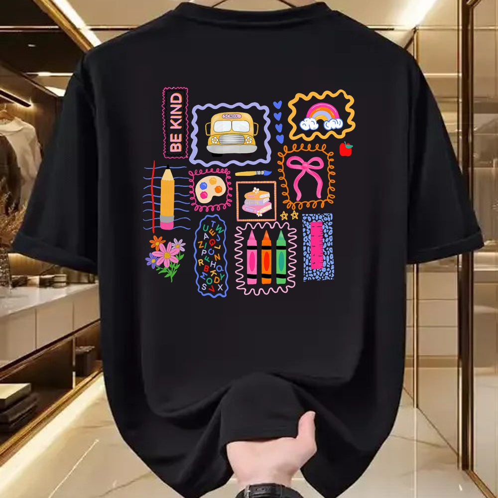 Best Teacher Shirt, Funny Teacher UnisexT-Shirt/Hoodie/Sweatshirt HLT00 - Coquette Bow Teacher Back To School Teacher Life Student Kid T-Shirt