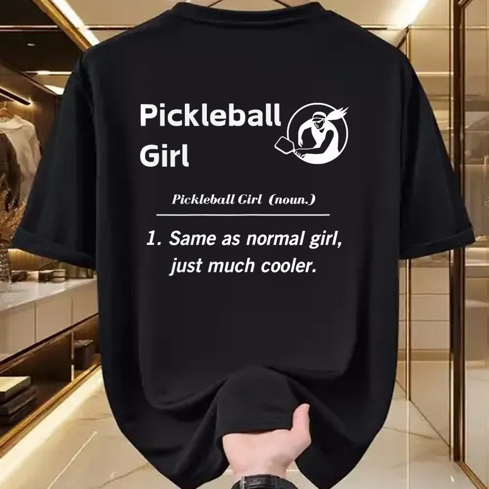 Funny Pickleball Shirt, Pickleball Lover Unisex T-Shirt/Hoodie/Sweatshirt HLT00 - Funny Pickleball Girl Definition Pickleball Players T-Shirt