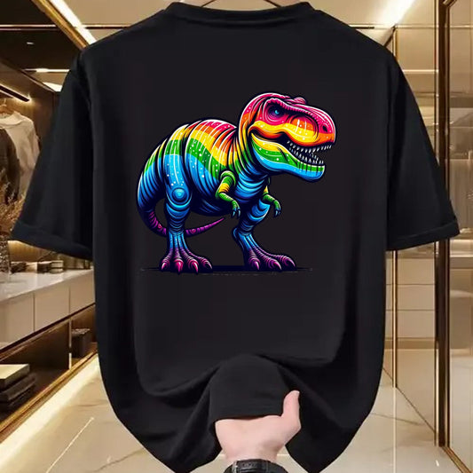 Best Dinosaur Lover Shirt, Funny Dinosaur UnisexT-Shirt/Hoodie/Sweatshirt HLT00 - Rainbow T-Rex Dinosaur Lovers Tyrannosaurus Rex Rainbow T-Shirt