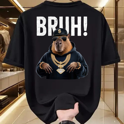 Cute Capybara Shirt, Funny Capybara Unisex T-Shirt/Hoodie/Sweatshirt HLT00 - Stylish Hip Hop Capybara Long Sleeve T-Shirt