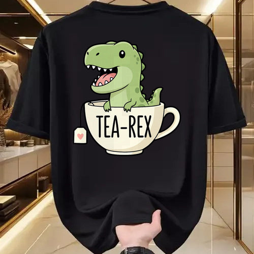 Best Dinosaur Lover Shirt, Funny Dinosaur UnisexT-Shirt/Hoodie/Sweatshirt HLT00 - Tea Rex Dinosaur Funny Cartoon T-Shirt