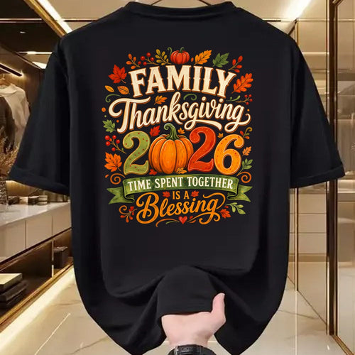 Best Thanksgiving Family Shirt , Funny Thanksgiving UnisexT-Shirt/Hoodie/Sweatshirt HLT00 - Family Thanksgiving Squad 2026 Matching Family Thanksgiving T-Shirt