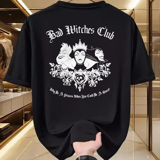 Best Wife Shirt, Wife and Husband Unisex T-Shirt/Hoodie/Sweatshirt HLT00 - Disney Villains Bad Witches Club Group Shot Vintage T-Shirt