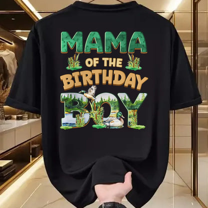Gift for Mom Shirt, Funny Mom Unisex T-Shirt/Hoodie/Sweatshirt HLT00 - Mom Dad Mama Birthday Boy One Lucky Duck 1st First Family T-Shirt