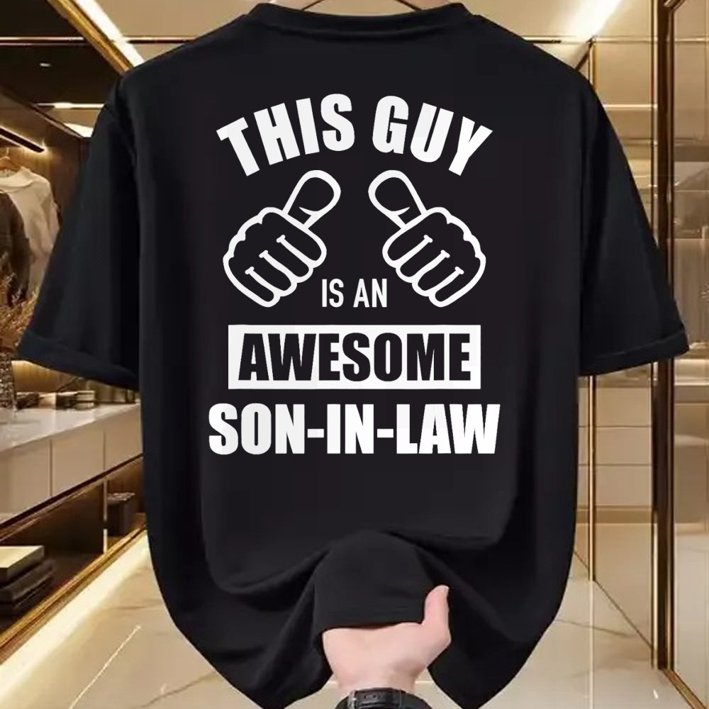 Best Wife Shirt, Wife and Husband Unisex T-Shirt/Hoodie/Sweatshirt HLT00 - This guy awesome son-in-law from father-in-law T-Shirt