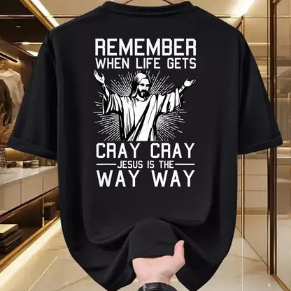 Christian Tee, Christian Faith Unisex T-Shirt/Hoodie/Sweatshirt HLT00 - Jesus Is The Way Christmas Funny Faith Religious Christian T-Shirt