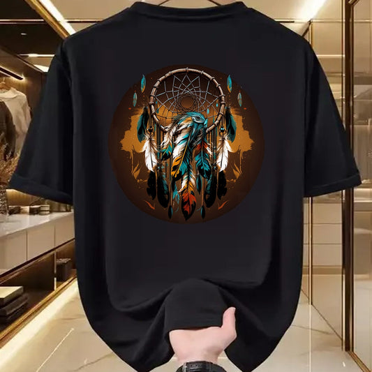 Native American T-Shirts, Vintage Native American Unisex T-Shirt/Hoodie/Sweatshirt HLT00 - Native American Dreamcatcher Indian Design
