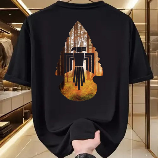 Native American T-Shirts, Vintage Native American Unisex T-Shirt/Hoodie/Sweatshirt HLT00 - Native Arrowhead Eagle American T