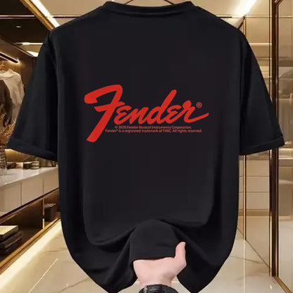 Guitar Lover Shirt, Funny Guitar UnisexT-Shirt/Hoodie/Sweatshirt HLT00 - Fender Vintage Guitar Pocket Logo Design T-Shirt