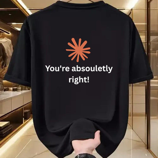 Best Thanksgiving Family Shirt , Funny Thanksgiving UnisexT-Shirt/Hoodie/Sweatshirt HLT00 - Claude Artificial Intelligence You're Absolutely Right Tee T-Shirt