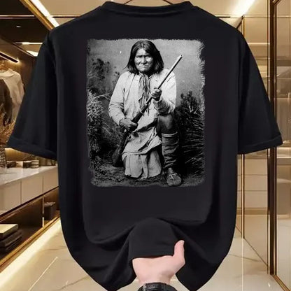 Native American T-Shirts, Vintage Native American Unisex T-Shirt/Hoodie/Sweatshirt HLT00 - Geronimo t Warrior Native American