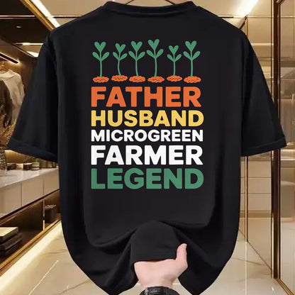 Best Farmer Life Shirt, Funny Farmer UnisexT-Shirt/Hoodie/Sweatshirt HLT00 - Father Husband Farmer Dad Plant Gardening Microgreens T-Shirt
